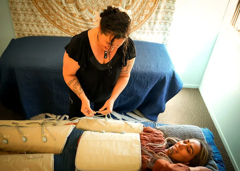 The Wellness Hub treatment room in Raglan